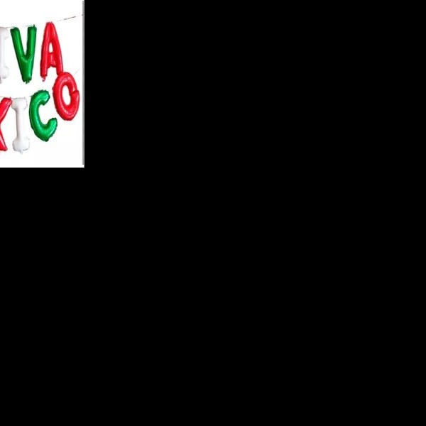 GLOBO METALICO LETRERO VIVA MEXICO VMF E.1 C.12